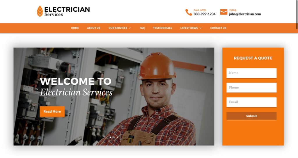 electrician website