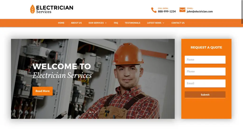 electrician website