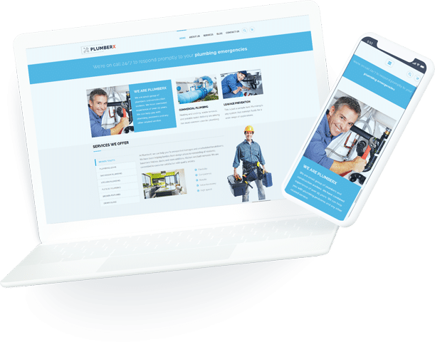 Responsive websites look good on any device Responsive websites look good on any device